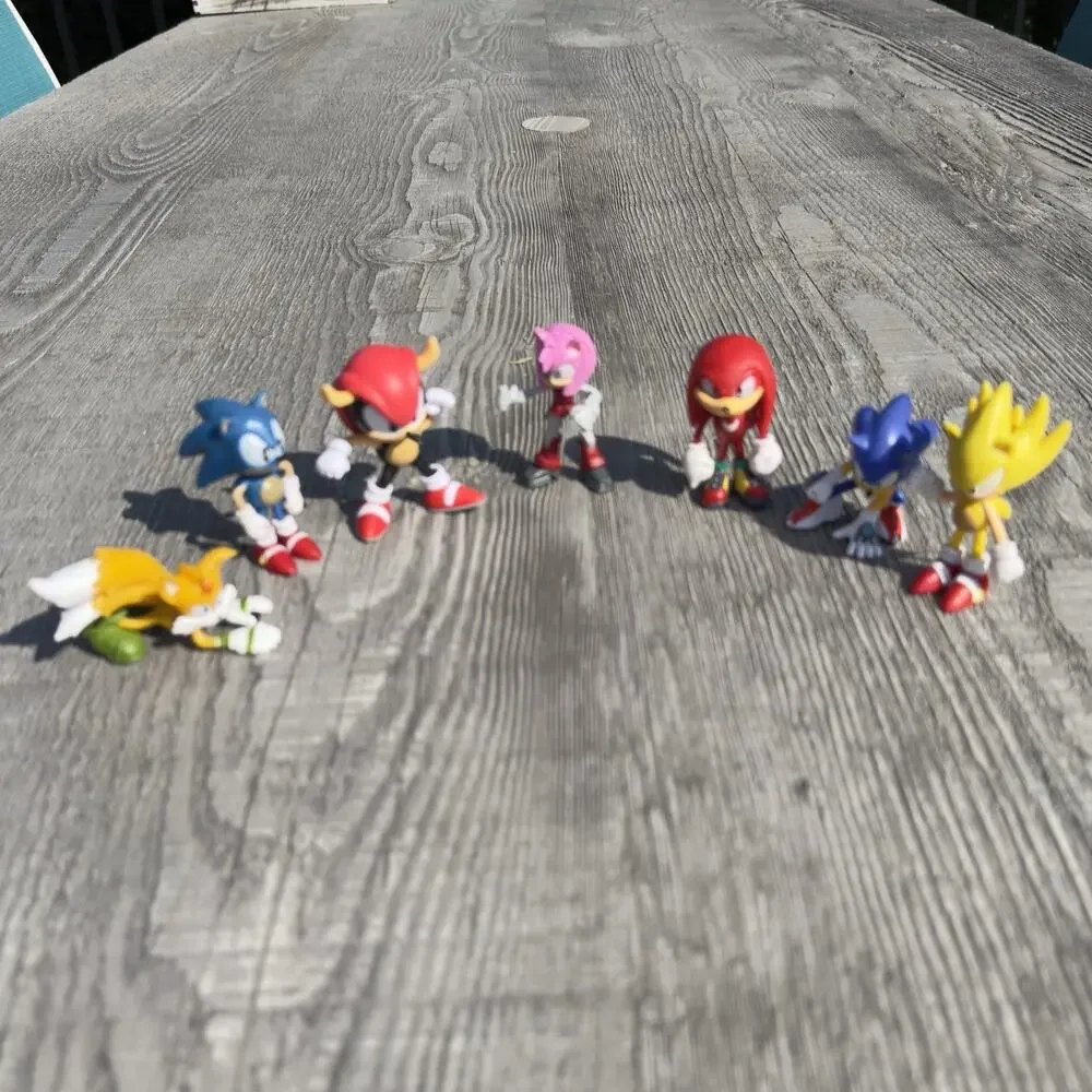 Sonic the Hedgehog Figures Lot of 7